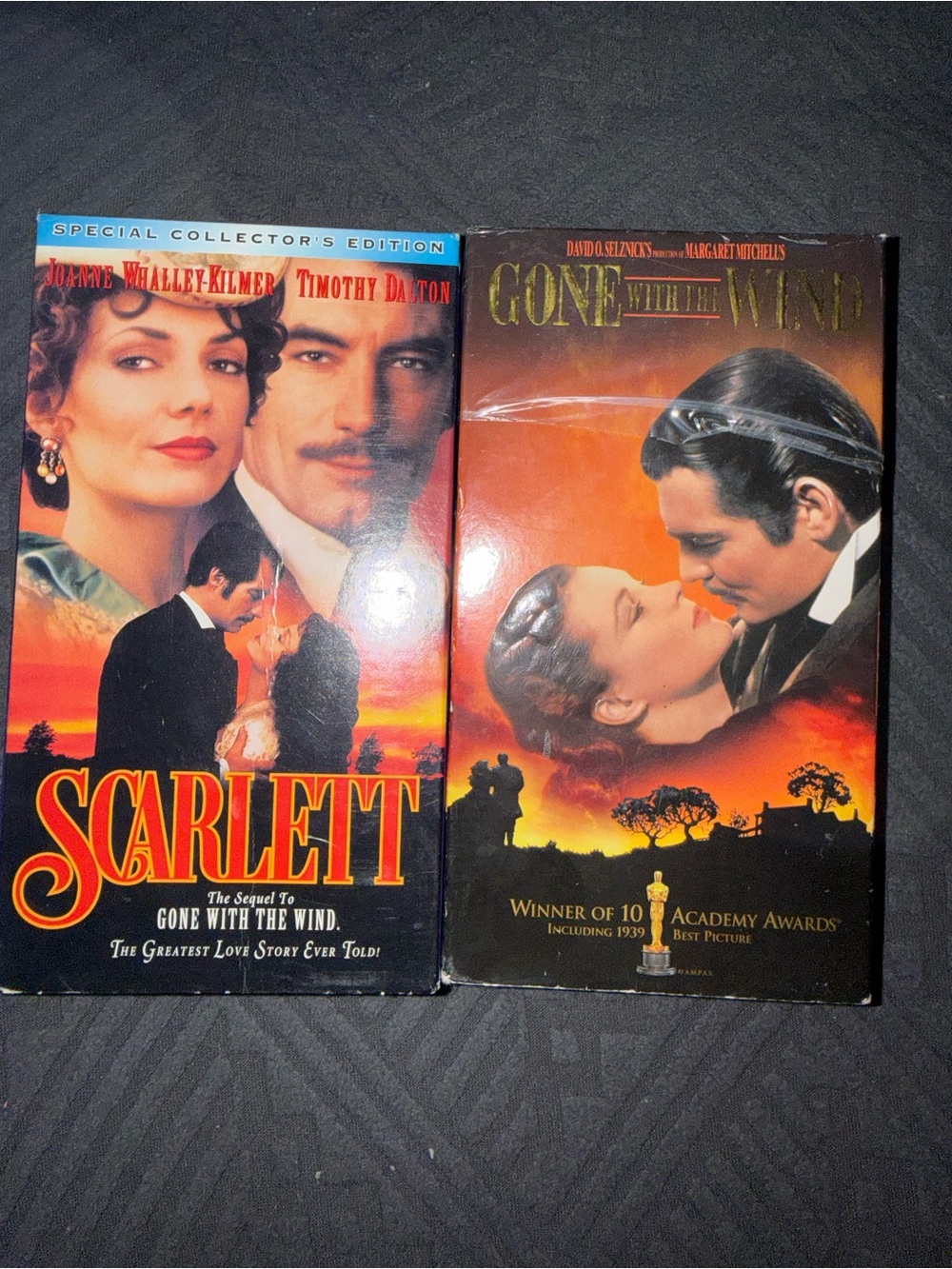 Warner Bros. Scarlett & Gone With the Wind VHS Box Set - Orange, Black, Red